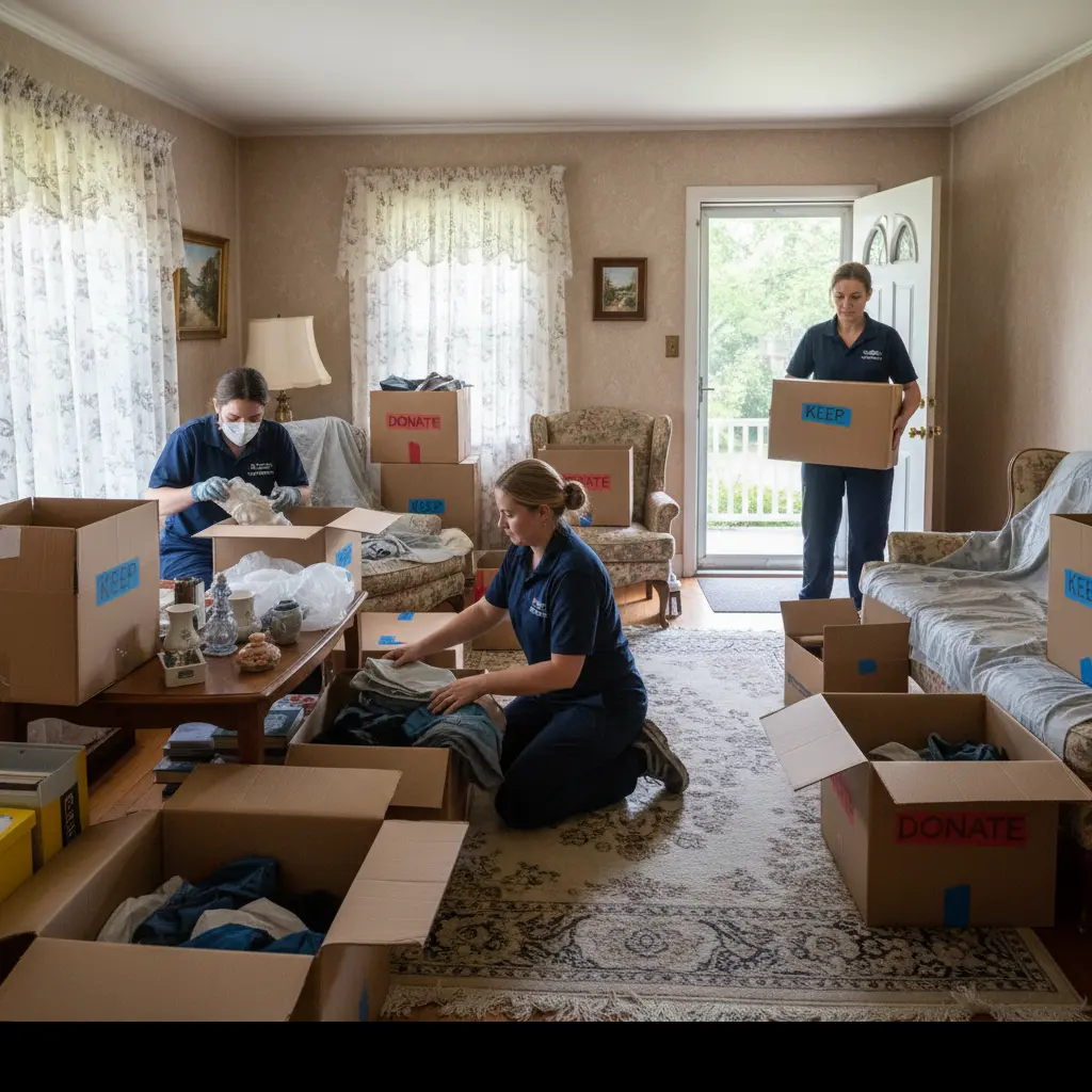 Compassionate estate cleanout and property clearing service