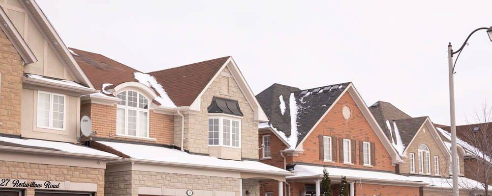 Castlemore and Springdale homes in Brampton  -  1990s-2000s brick construction